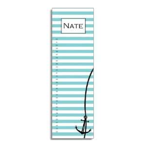  Nautical Stripe Personalized Growth Chart: Home & Kitchen