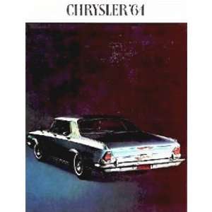  1964 CHRYSLER Sales Folder Literature Piece: Automotive