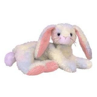   Hoppity the Pink Easter Bunny Rabbit   Ty Beanie Babies: Toys & Games