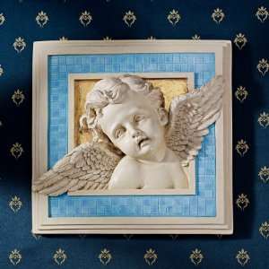 Child Angel Cherubs Christian Wall Sculpture Decor 