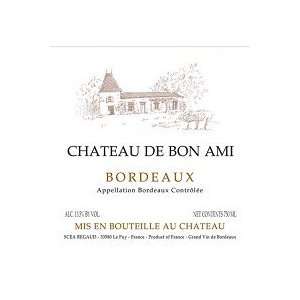  Chateaux De Bon Ami Bordeaux 2009 750ML Grocery & Gourmet 