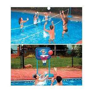  Childrens Pool Basketball/Volleyball Combo Pool Game 