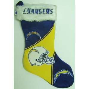  San Diego Chargers NFL 3 Tone Plush Stocking: Sports 
