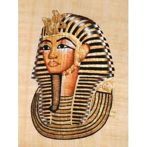  Egyptian Papyrus, Tutankhamens Mask   Peel and Stick Wall 