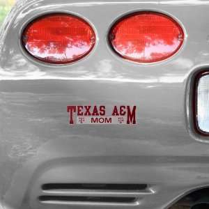  NCAA Texas A&M Aggies Mom Car Decal: Automotive