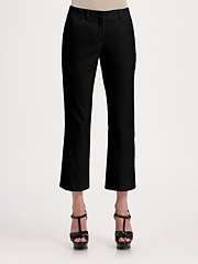  Theory Stretch Knit Ankle Pants