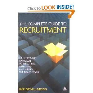   and Hiring the Right People (9780749459741) Jane Newell Brown Books