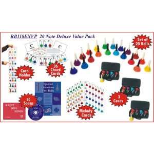  20 Note KidsPlay Handbell Set Deluxe Value Package Toys & Games