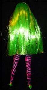 Pizzazz Barbie Doll ooak Jem Misfits green hair  