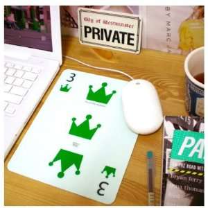  Crown Playing Card Mouse Pad