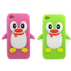  TM New Luxury Premium COMBO PACK (2 Cases) Penguin PINK AND GREEN 