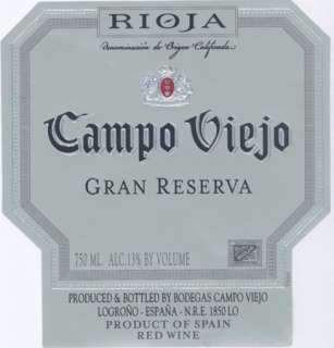 Tasting Notes for Campo Viejo Gran Reserva 1999 