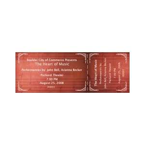 Choral Event Tickets or Invitations