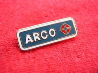 ARCO GAS ADVERTISING LOGO EMBLEM SHIRT LAPEL PIN NEATO  