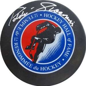   Autographed / Signed Hockey Hall of Fame Puck Sports Collectibles