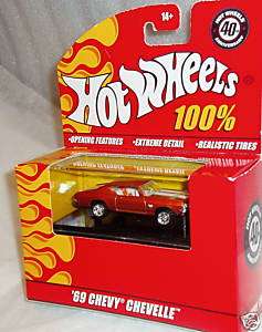 Hotwheels Black [Red] Box 69 Chevy Chevelle Bronze  