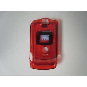 Cristal Case for Motorola V3 Red Electronics