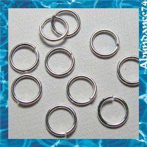 100 pcs 925 Sterling Silver Open Rings 4mm High Quality  