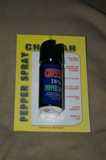   Cheetah 18% OC Police Maximum Strength Pepper Spray w/ UV DYE  