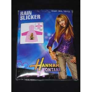   Hannah Montana Rain Coat ( Rain Slicker) Size 10/12 M/l Toys & Games