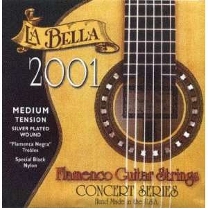 La Bella Classical Guitar 2001 Classical Flamenco Medium, 2001 FM