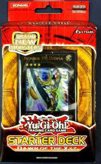   GI OH DAWN OF THE XYZ STARTER DECK NUMBER 39 UTOPIA STRUCTURE DECK
