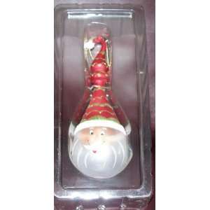  Blown Glass Long Face Santa Claus Collectible Ornament NIB 