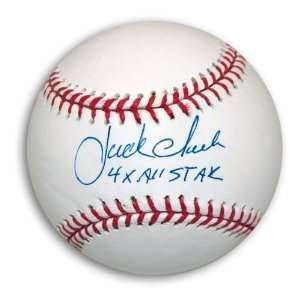   Jack Clark OML Baseball Inscribed 4X All Star Sports Collectibles