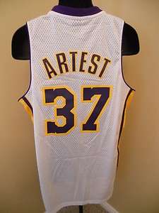 NEW Ron Artest #37 LA Lakers 4XLARGE 4XL ADIDAS SWINGMAN Sewn Jersey 