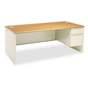  HON : 38000 Series Right Pedestal Desk, 72w x 36d x 29 1 