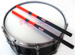 FLIX Sticks ORANGE   Drum Stick Fibre Rods   brushes  