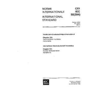  IEC 60050 394 Ed. 1.0 b1995, International 