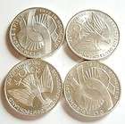   10 German Mark 1972 D J Olympic Games in Munich Set 625 SILVER COINS