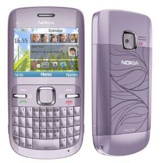 Nokia C3 Acacia (Purple) International Unlocked Phone No US Warranty