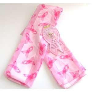 Breast Cancer Awareness Scarf with Angel Pin Gift Set