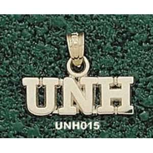  14Kt Gold University Of New Hampshire Unh 1/4 Sports 