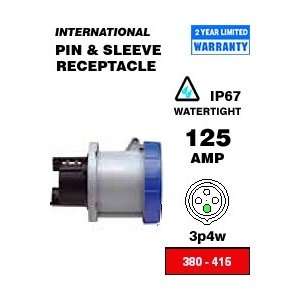   Volt 3P 4W International Rated Pin & Sleeve Outlet