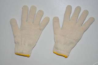 50 Pairs White Cotton Knit Widely Used Work Glove  