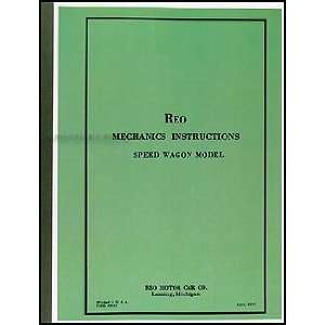  1934 1935 Reo Speedwagon Repair Shop Manual Reprint Faxon 