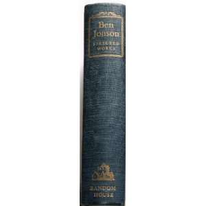  Ben Jonson Selected Works Harry Levin Books