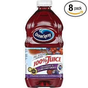 Ocean Spray Cranberry Grape Juice, 46 Ounce Bottles (Pack of 8)