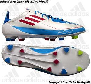 adidas Soccer Cleats F50 adiZero PRIME FG Synthetic/Sprintskin(10.5 