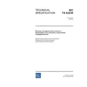  IEC/TS 62239 Ed. 1.0 en2003, Process management for 