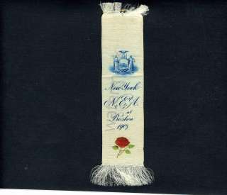 1903 National Education Association NY   Boston ribbon  