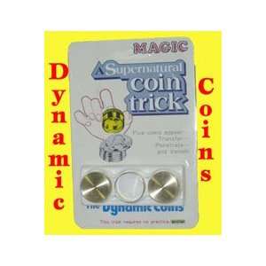  Dynamic Coins Brass coin box magic Trick Closeup Street 