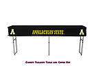 appalachian state 104 tailgate canopy buffet bar folding table with