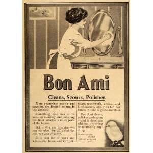   Ami Cleaning Scouring Powder Soap   Original Print Ad