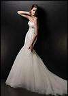 2012 New Stunning Mermaid Ivory Lace Wedding Dress Bri