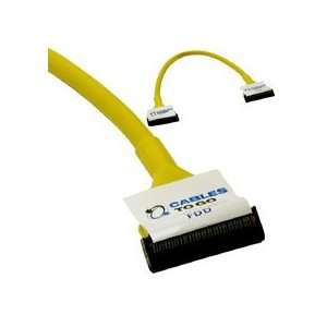   Mod Molded Round 1 Device Floppy Cable (24 Inch, Yellow) Electronics