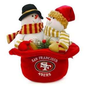 San Francisco 49ers Snowmen Top Hat 